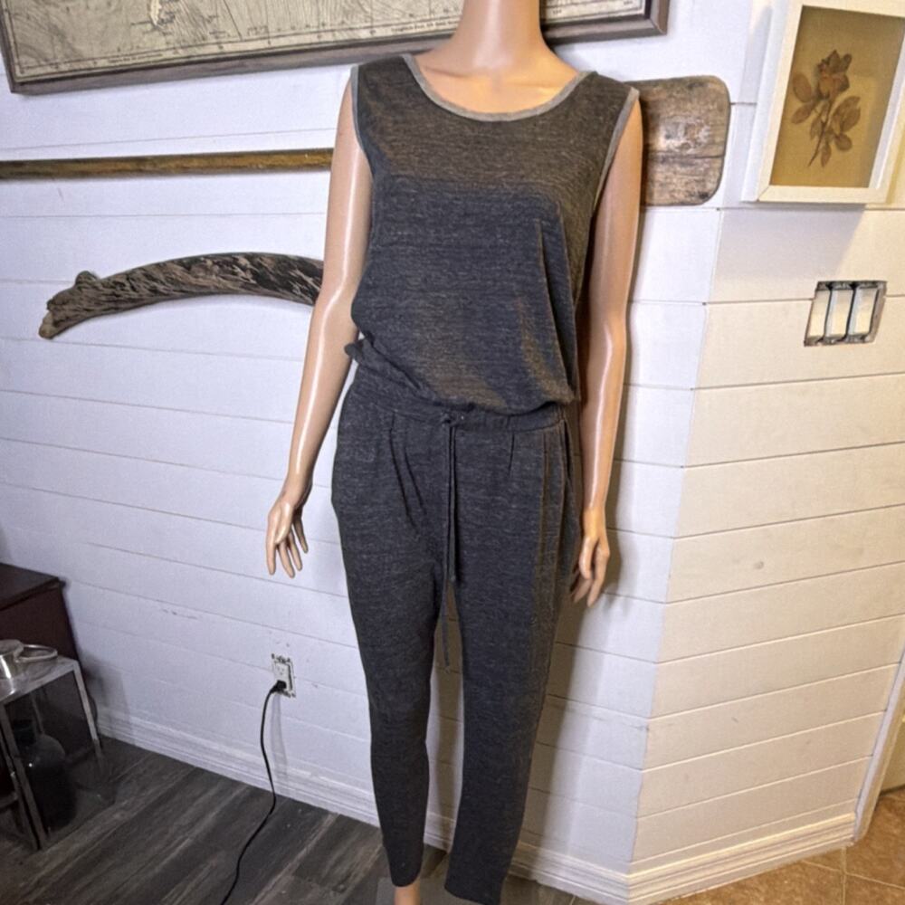 Alternative Earth Santa Cruz Eco Black Cotton Blend JumperS Drawstring Pockets